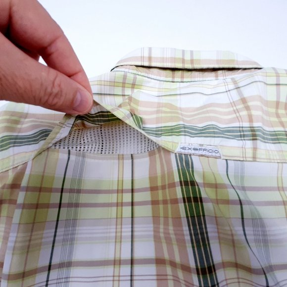 Exofficio Mens Outdoor Snap Button Shirt Short Sle - Picture 7 of 7